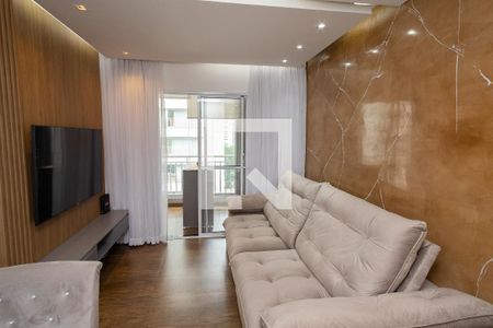 Sala de apartamento para alugar com 3 quartos, 80m² em Rudge Ramos, São Bernardo do Campo