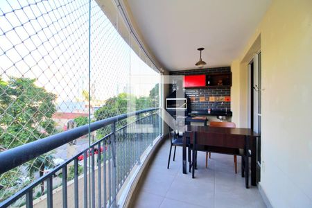 Varanda gourmet de apartamento para alugar com 4 quartos, 116m² em Jardim, Santo André