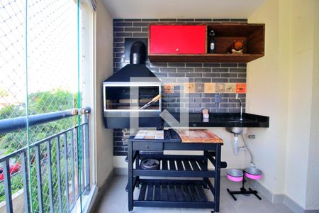 Varanda gourmet de apartamento para alugar com 4 quartos, 116m² em Jardim, Santo André