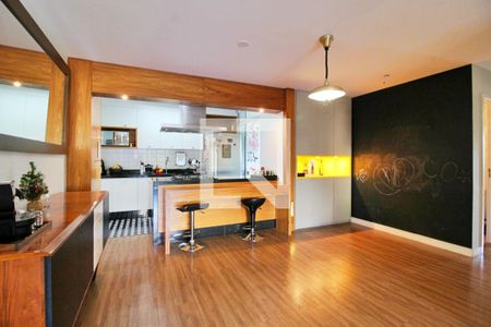 Sala de apartamento para alugar com 4 quartos, 116m² em Jardim, Santo André