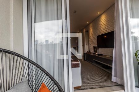 Varanda de apartamento à venda com 1 quarto, 50m² em Empresarial 18 do Forte, Barueri