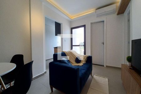 Sala de apartamento para alugar com 1 quarto, 45m² em Jardim do Trevo, Campinas