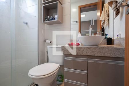 Apartamento à venda com 49m², 2 quartos e 2 vagasBanheiro da suíte