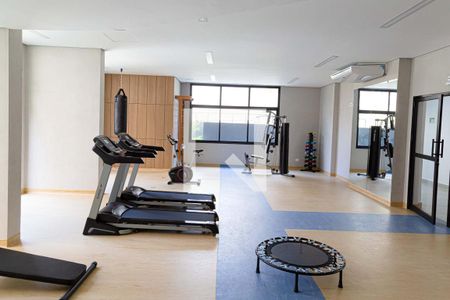 Apartamento à venda com 45m², 1 quarto e 1 vaga Apartamento à venda com 45m², 1 quarto e 1 vagaÁrea comum - Academia