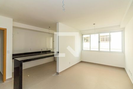 Sala de apartamento à venda com 2 quartos, 61m² em Silveira, Belo Horizonte
