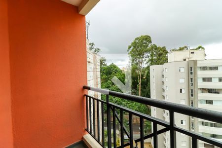 Varanda da Sala de apartamento à venda com 2 quartos, 45m² em Vila Andrade, São Paulo