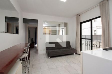 Sala de apartamento para alugar com 1 quarto, 44m² em Consolação, São Paulo