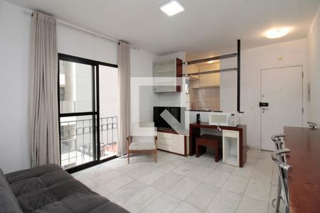 Sala de apartamento para alugar com 1 quarto, 44m² em Consolação, São Paulo
