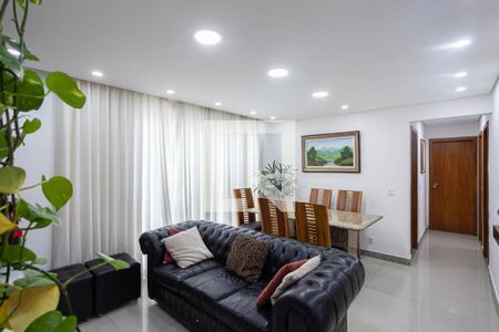 Sala  de apartamento à venda com 3 quartos, 170m² em Santa Amélia, Belo Horizonte