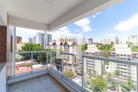 Sacada com Churrasqueira de apartamento para alugar com 3 quartos, 82m² em Mansões Santo Antônio, Campinas