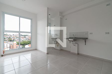Sala/Cozinha de kitnet/studio para alugar com 1 quarto, 32m² em Vila Guilhermina, São Paulo
