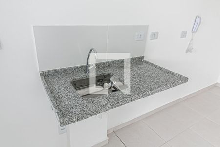 Sala/Cozinha de kitnet/studio para alugar com 1 quarto, 32m² em Vila Guilhermina, São Paulo