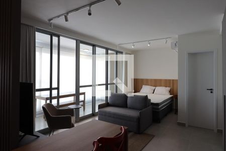 Sala de apartamento para alugar com 1 quarto, 53m² em Alto da Boa Vista, Ribeirão Preto