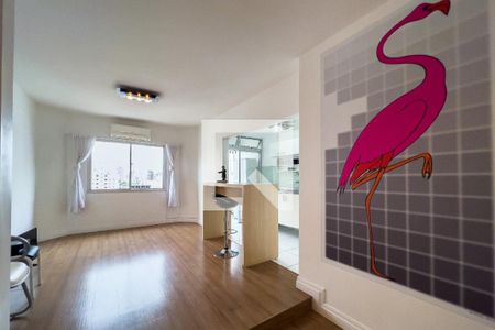Sala de apartamento à venda com 2 quartos, 70m² em Moema, São Paulo