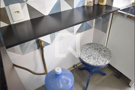 Apartamento para alugar com 44m², 2 quartos e 1 vagaDetalhe da cozinha