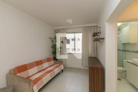 Sala de apartamento para alugar com 1 quarto, 43m² em Brooklin Paulista, São Paulo