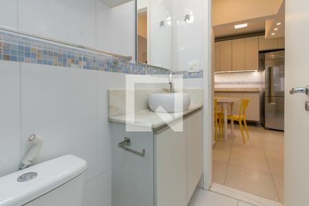 Banheiro  de apartamento para alugar com 1 quarto, 43m² em Brooklin Paulista, São Paulo