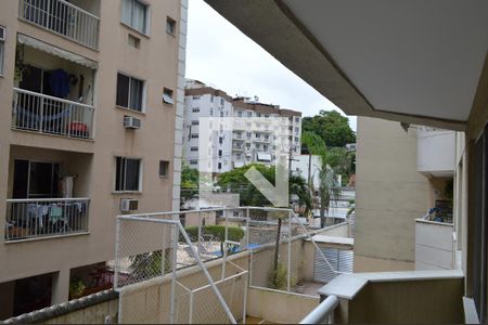 Vista da Varanda  de apartamento à venda com 1 quarto, 70m² em Taquara, Rio de Janeiro