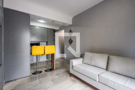 Sala de apartamento para alugar com 1 quarto, 38m² em Paraíso, São Paulo