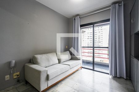 Sala de apartamento para alugar com 1 quarto, 38m² em Paraíso, São Paulo