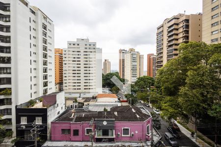 Varanda da Sala - Vista de apartamento para alugar com 1 quarto, 38m² em Paraíso, São Paulo