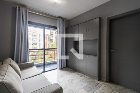 Sala de apartamento para alugar com 1 quarto, 38m² em Paraíso, São Paulo