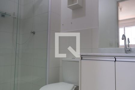 Banheiro da Suíte de apartamento para alugar com 1 quarto, 26m² em Vila Guarani (z Sul), São Paulo