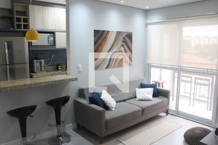 Sala de apartamento para alugar com 2 quartos, 69m² em Fundação, São Caetano do Sul