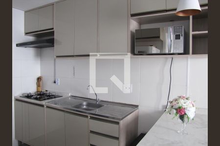 Apartamento para alugar com 28m², 1 quarto e sem vagaDetalhe da cozinha