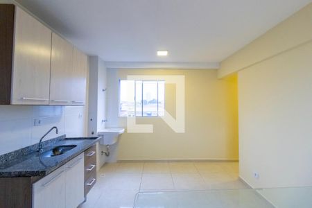 Sala/Cozinha de apartamento para alugar com 2 quartos, 34m² em Vila Regente Feijó, São Paulo