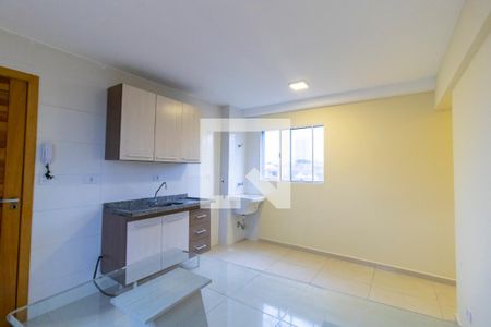 Sala/Cozinha de apartamento para alugar com 2 quartos, 34m² em Vila Regente Feijó, São Paulo
