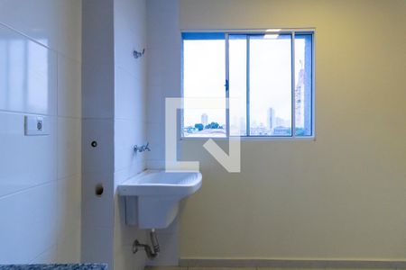 Sala/Cozinha de apartamento para alugar com 2 quartos, 34m² em Vila Regente Feijó, São Paulo