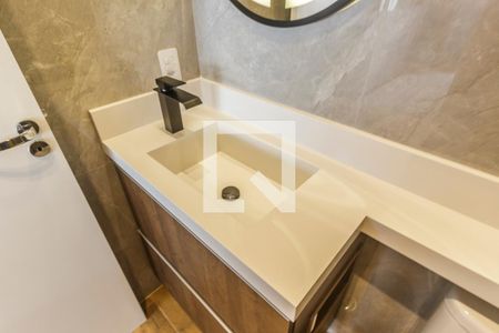 Apartamento à venda com 55m², 2 quartos e 2 vagas Apartamento à venda com 55m², 2 quartos e 2 vagasDetalhe do banheiro