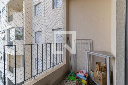 Varanda da Sala de apartamento à venda com 2 quartos, 62m² em Sacoma, São Paulo