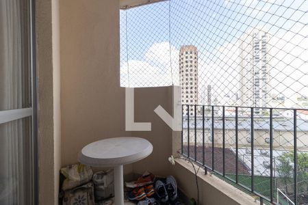 Varanda da Sala de apartamento à venda com 2 quartos, 62m² em Sacoma, São Paulo