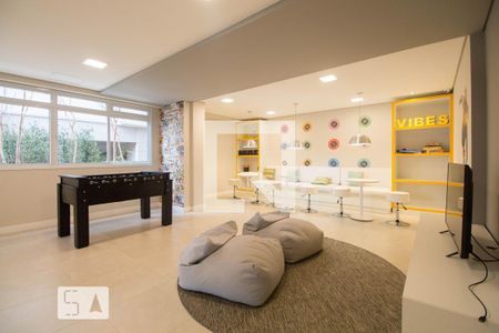 Apartamento à venda com 32m², 1 quarto e 1 vaga Apartamento à venda com 32m², 1 quarto e 1 vagaSalão de jogos