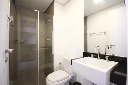 Banheiro de kitnet/studio à venda com 1 quarto, 17m² em Vila Mariana, São Paulo
