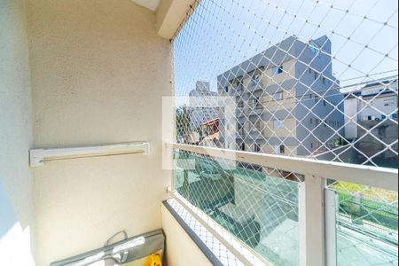 Varanda da Sala de apartamento à venda com 3 quartos, 66m² em Parque São Vicente, Santo André