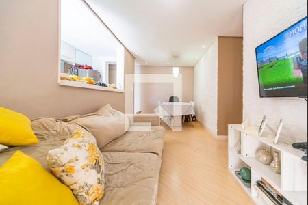 Sala de apartamento à venda com 3 quartos, 66m² em Parque São Vicente, Santo André