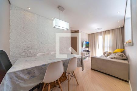 Sala de apartamento à venda com 3 quartos, 66m² em Parque São Vicente, Santo André