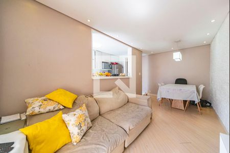 Sala de apartamento à venda com 3 quartos, 66m² em Parque São Vicente, Santo André