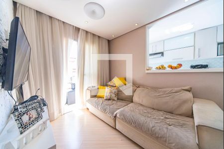 Sala de apartamento à venda com 3 quartos, 66m² em Parque São Vicente, Santo André