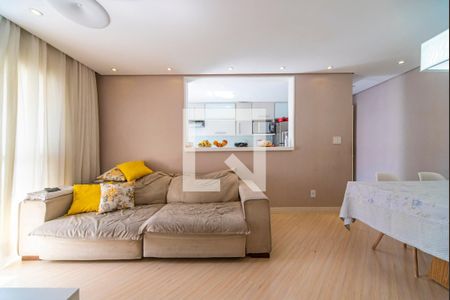 Sala de apartamento à venda com 3 quartos, 66m² em Parque São Vicente, Santo André