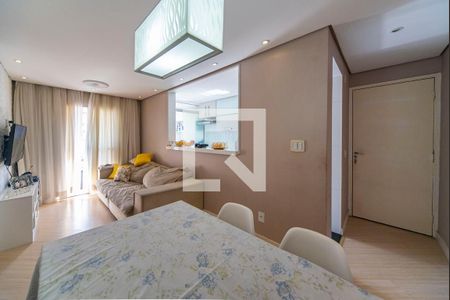 Sala de apartamento à venda com 3 quartos, 66m² em Parque São Vicente, Santo André