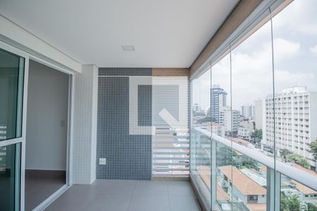 Varanda da Sala de apartamento para alugar com 1 quarto, 40m² em Vila Clementino, São Paulo