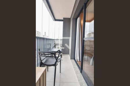 Apartamento para alugar com 23m², 1 quarto e sem vagaVaranda