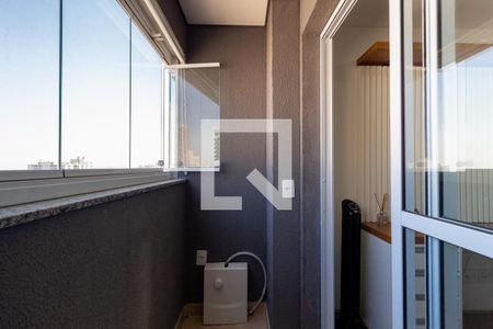 Varanda de kitnet/studio para alugar com 1 quarto, 24m² em Belém, São Paulo