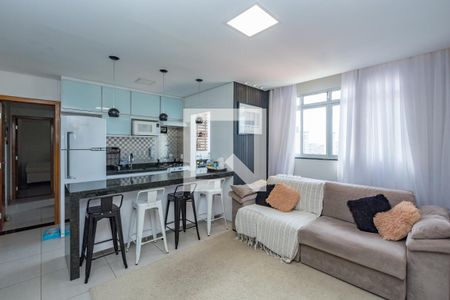 Sala de apartamento para alugar com 2 quartos, 55m² em Palmeiras, Belo Horizonte