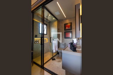 Apartamento à venda com 59m², 1 quarto e 1 vaga Apartamento à venda com 59m², 1 quarto e 1 vagaBanheiro da Suíte