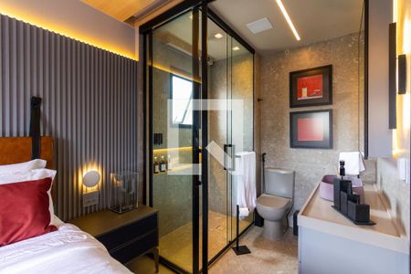 Apartamento à venda com 59m², 1 quarto e 1 vaga Apartamento à venda com 59m², 1 quarto e 1 vagaBanheiro da Suíte